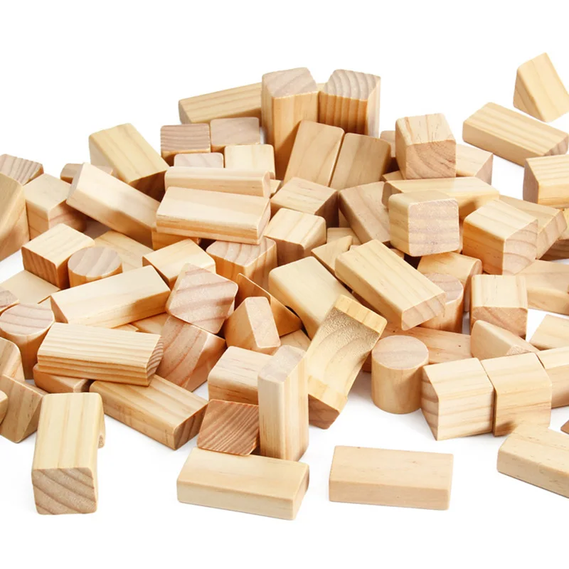 Wooden Toy Building Blocks - Image 3