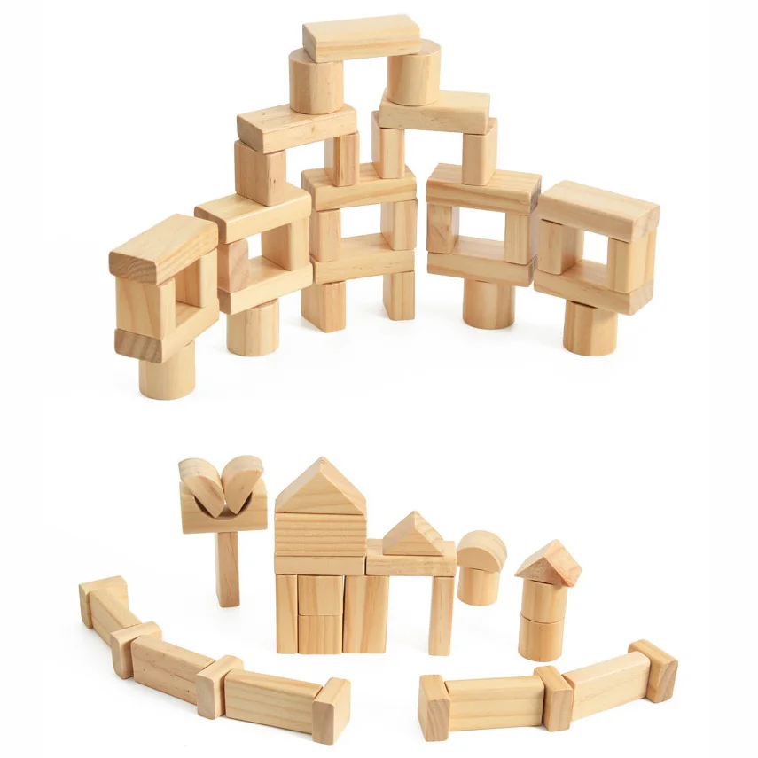 Wooden Toy Building Blocks - Image 5
