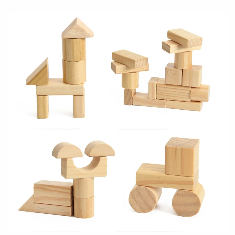 Wooden Toy Building Blocks - Image 6