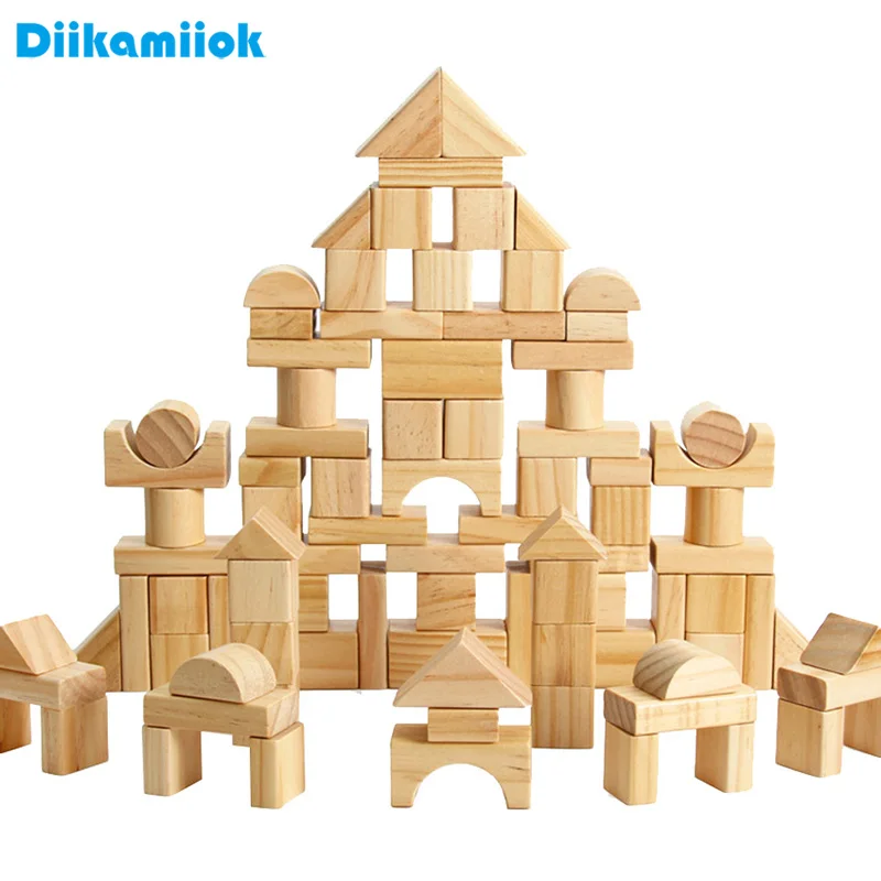 Wooden Toy Building Blocks
