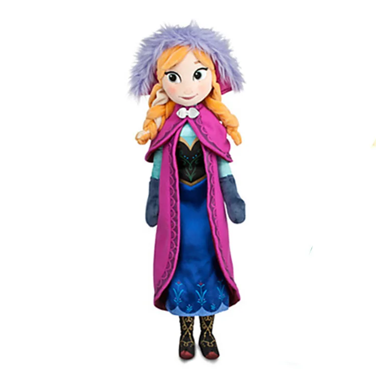 Frozen Snow Queen Elsa & Princess Anna stuffed Dolls - Image 4