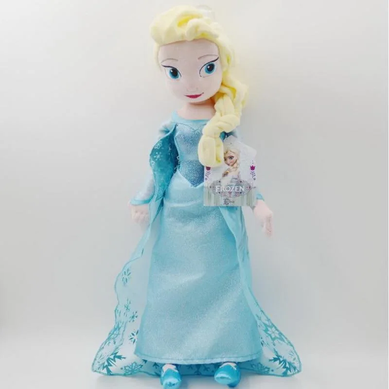 Frozen Snow Queen Elsa & Princess Anna stuffed Dolls - Image 5