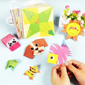 Montessori Cartoon Animal Origami Handcraft Paper