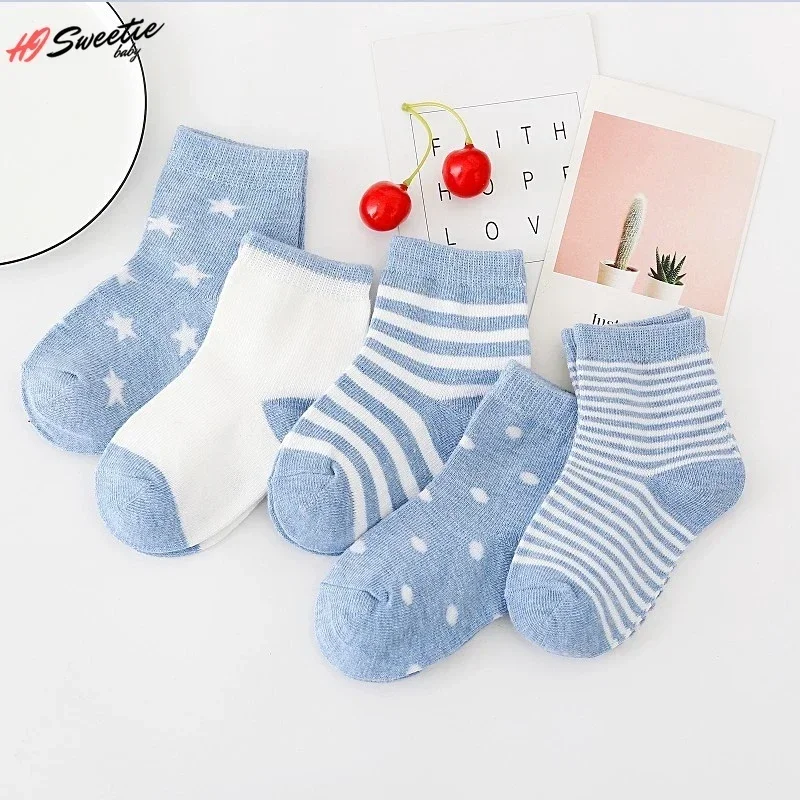 5Pairs Baby and Toddler Socks - Image 2
