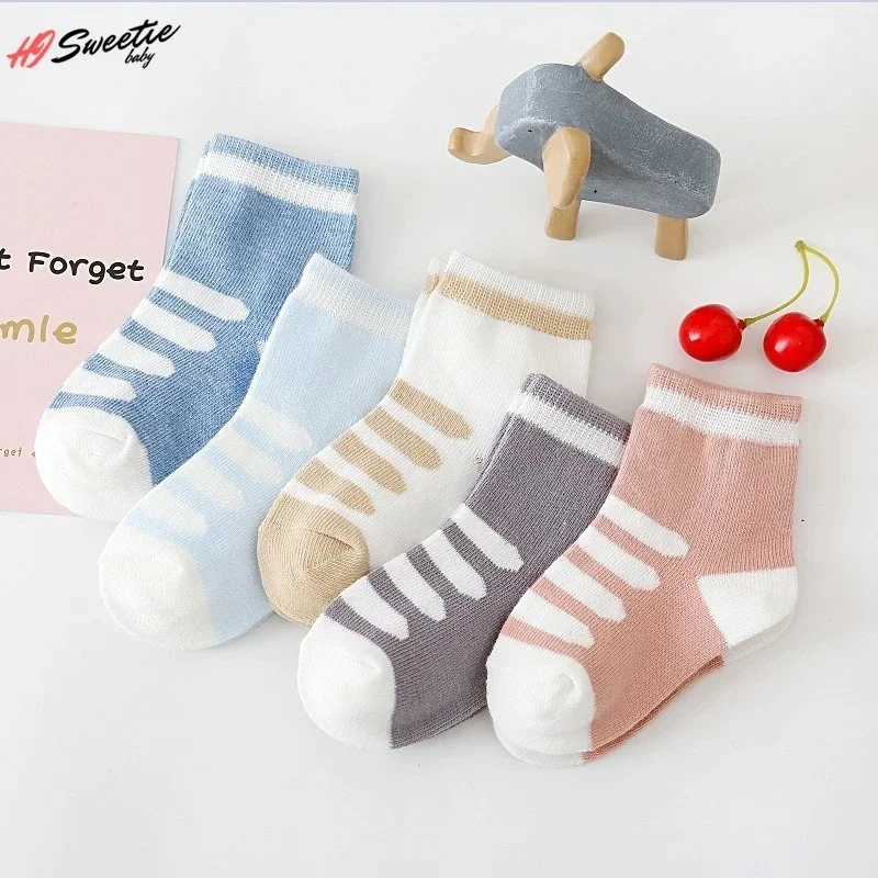 5Pairs Baby and Toddler Socks - Image 3