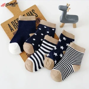5Pairs Baby and Toddler Socks