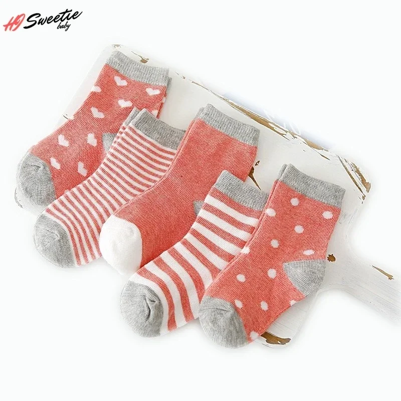 5Pairs Baby and Toddler Socks - Image 5
