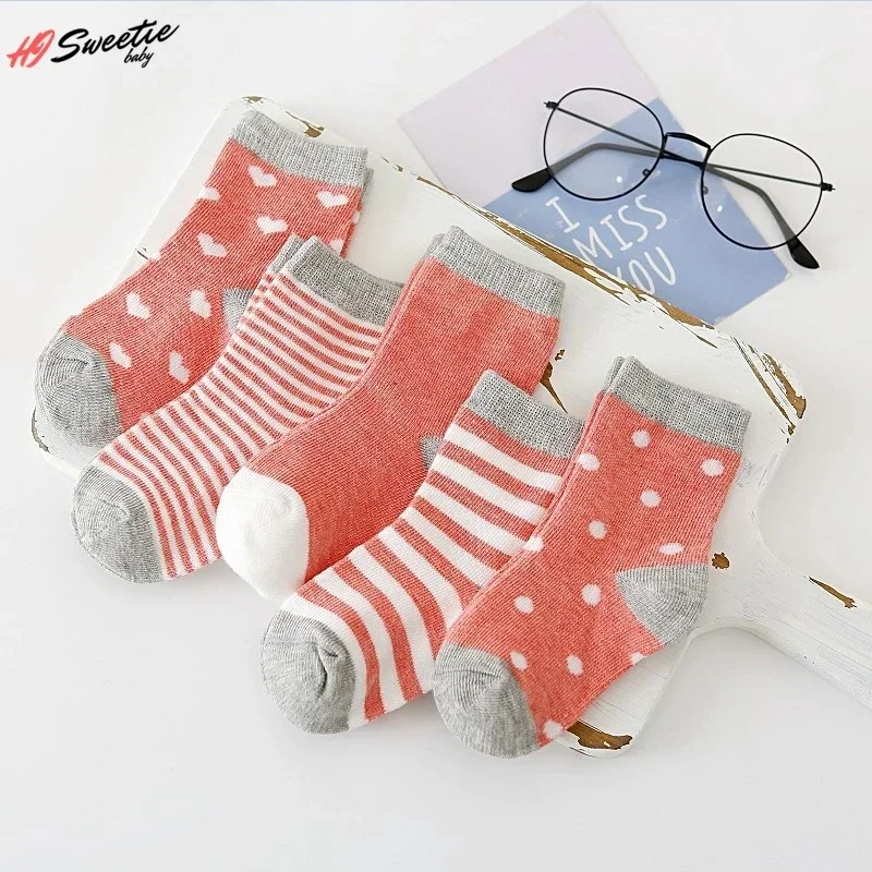 5Pairs Baby and Toddler Socks - Image 6