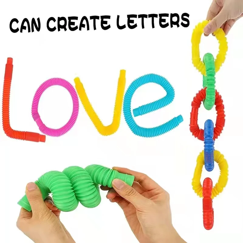 8PCS Colorful Telescopic Stretching Tube - Image 6