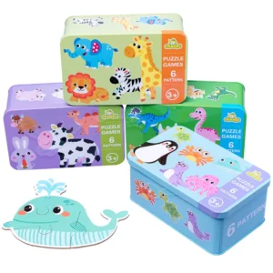 Montessori Educational Toys Wood 3D Puzzle Games