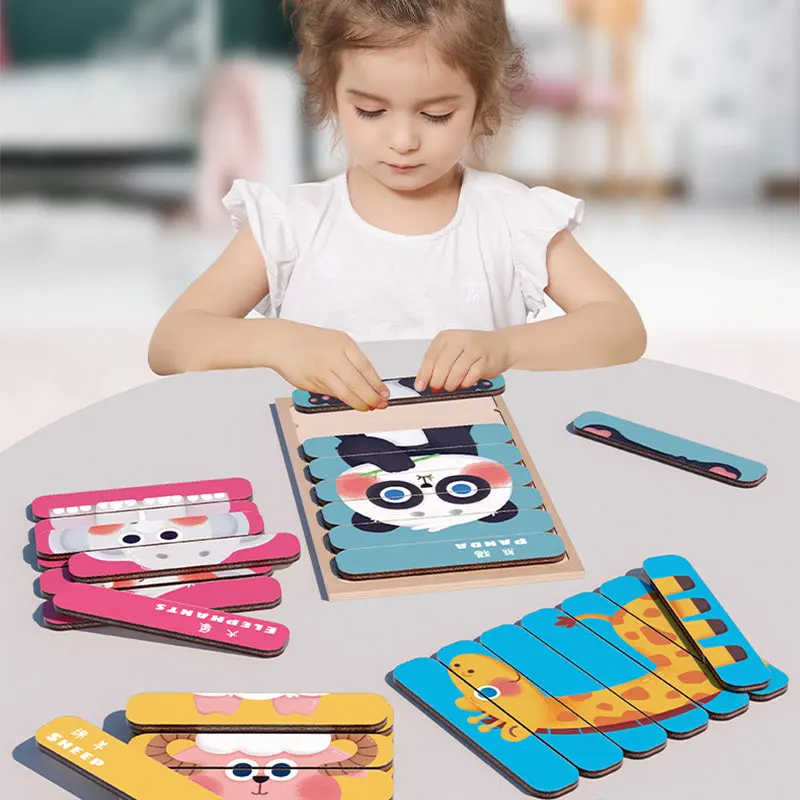 Montessori Wooden Puzzles for 1-3Y - Image 3