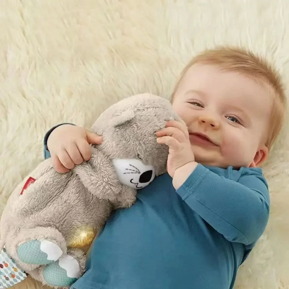 Breathing Bear Baby Soothing Plush Doll Toy - Image 2