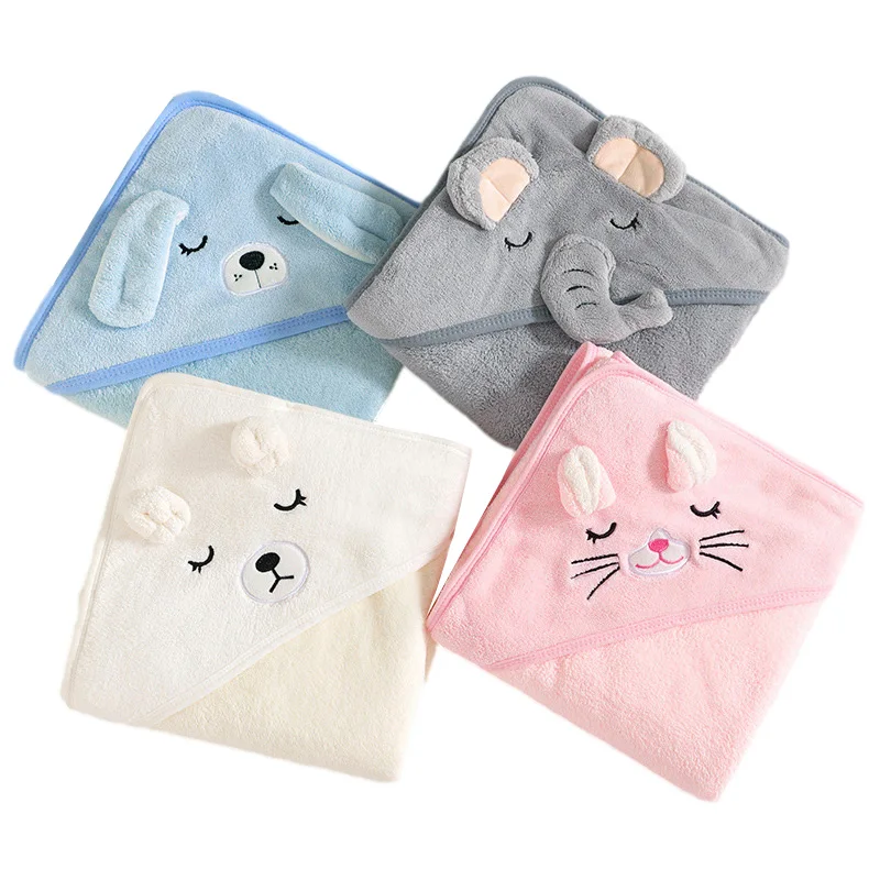 Animal Hooded Bath Towels - Image 2