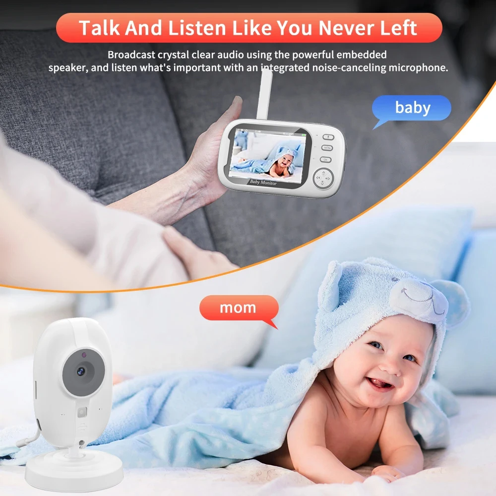 Cdycam New 3.5 inch Wireless Video Baby Monitor - Image 2