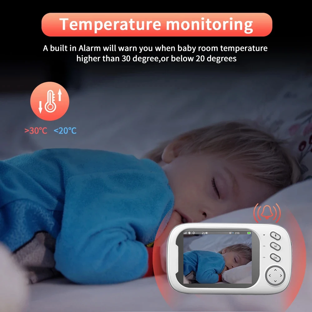 Cdycam New 3.5 inch Wireless Video Baby Monitor - Image 3