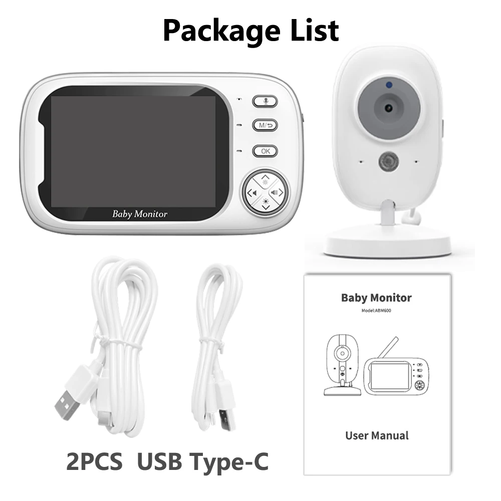 Cdycam New 3.5 inch Wireless Video Baby Monitor - Image 6