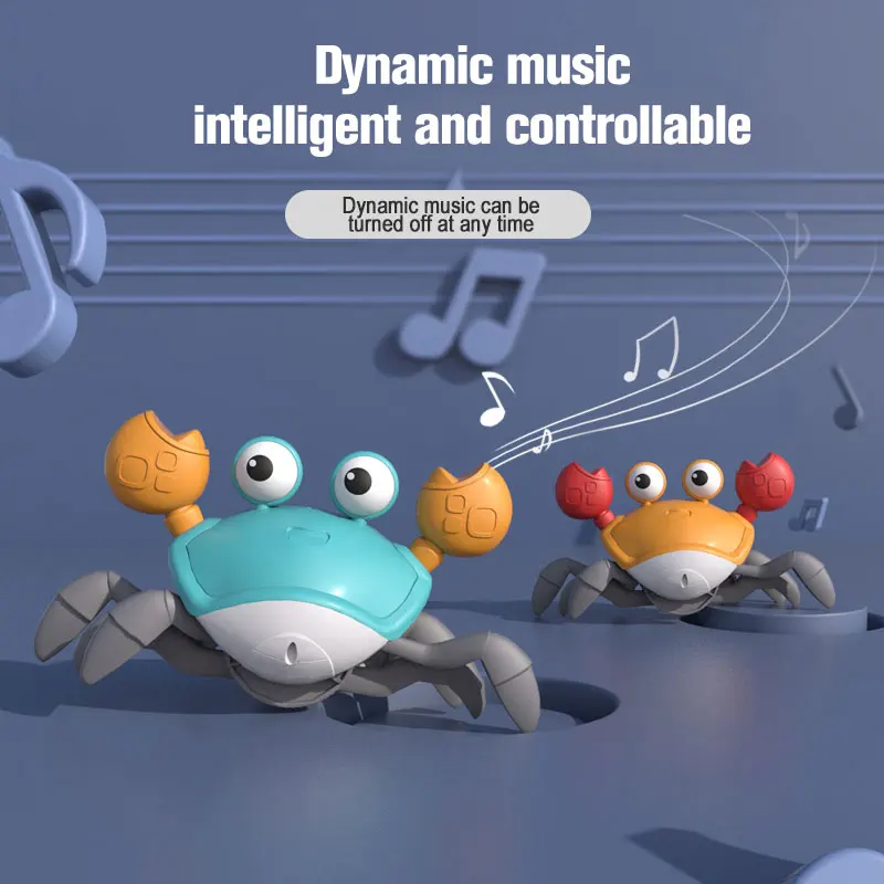 Baby Crawling Crab Musical Dancing Toy - Image 2