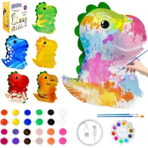 Painting Dinosaur Lamp