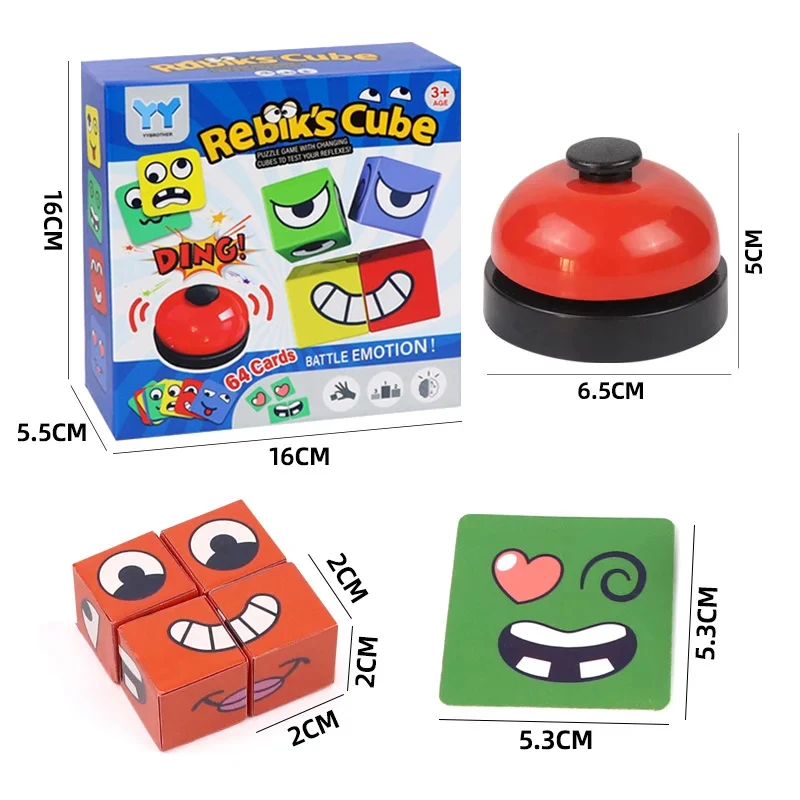 Kids Expression Puzzle Building Blocks - Image 4