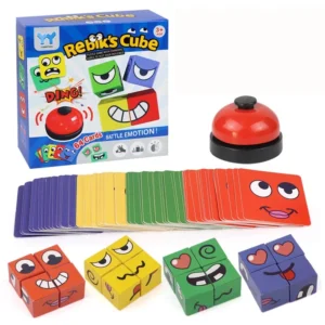 Kids Expression Puzzle Building Blocks
