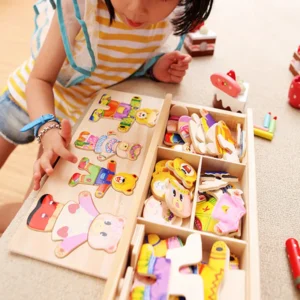 Montessori Little Bear Wooden Jigsaw Puzzle