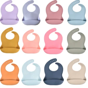 Silicone bibs for baby and toddlers