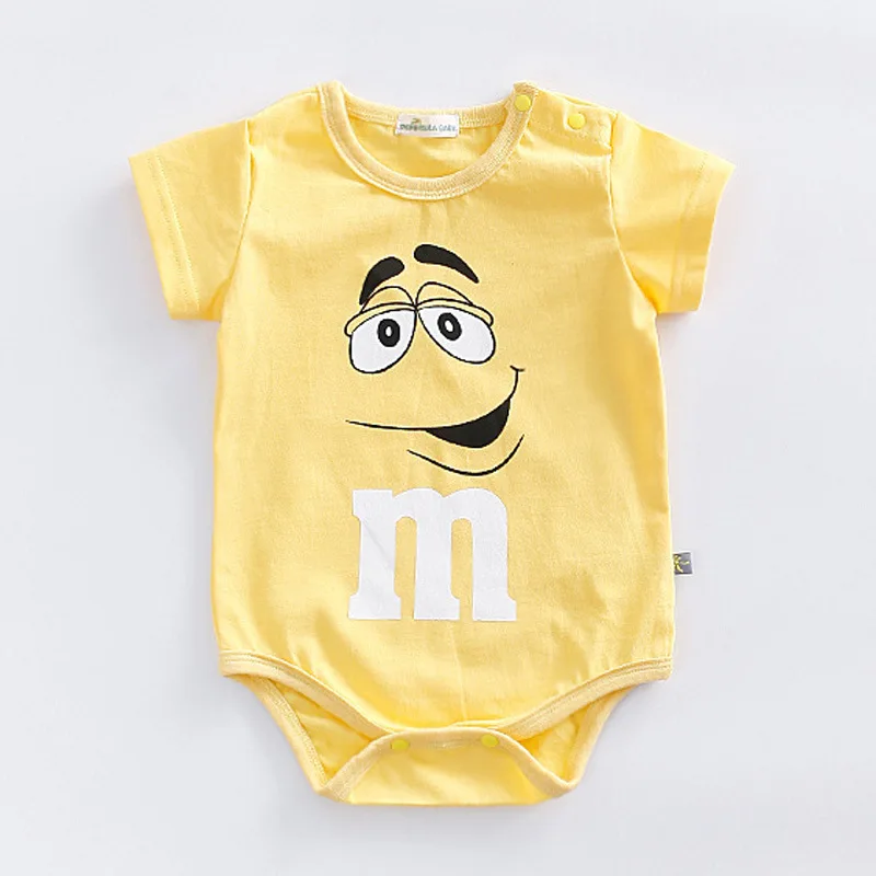 Thin Cotton 3-24M Short Sleeve Romper - Image 4